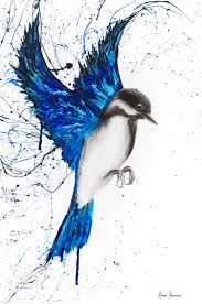Acrylic Bird Paintings On Canvas Australian Artist With Images Bird Paintings On Canvas Nature Art Prints Bird Painting Acrylic