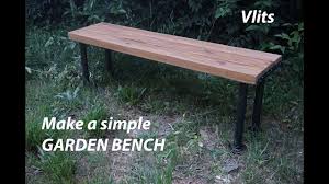 Mark the boards for cutting. How To Make A Simple Garden Bench Youtube