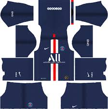 Psg 2019 2020 Kit Logo Dream League Soccer In 2020 Psg Soccer Kits Goalkeeper Kits