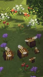 Minecraft bees like to hang around three distinct biomes: Minecraft Aesthetic