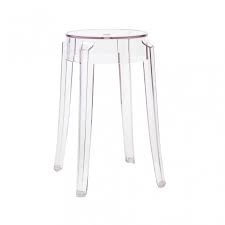 His path back to lópez is. Kartell Charles Ghost Stool 46cm Ambientedirect