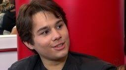 Gabriel Levan do time Lulu Santos no The Voice Brasil da Rede Globo