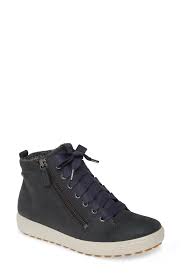 Ecco Women S Soft 7 Tred Gore Tex High Sneaker Ecco Soft 7 Tred Gore Tex Waterproof Bootie Available At Nordstrom Womens Riding Boots Womens Combat Boots Top Sneakers Women