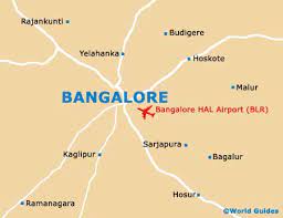 Bangalore East West North South Map Bangalore Maps And Orientation: Bangalore, Karnataka, India