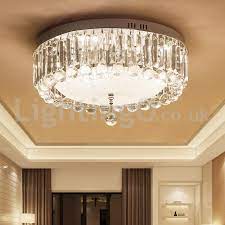 From ceiling lights to bedside table lamps. Modern Round Crystal Flush Mount Ceiling Lights Bedroom Dining Room Living Room Corridor Lightingo Co Uk