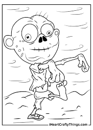 Some of the coloring pages shown here are the big zombie robot coloring halloween cartoon coloring ani. Printable Zombie Coloring Pages Updated 2021