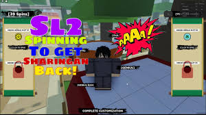 Expired roblox shindo life codes. Sl2 Spinning To Get My Sharingan Back In Shinobi Life 2 Roblox Youtube