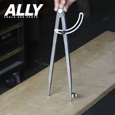 Ally Tools 12 Wing Divider Pencil Holder Compass Scribe Kit Includes Two Pencils And Metal Pencil Sharpener Woodworking Tools Pencil Sharpener Pencil Holder
