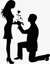 Stick Figure Marry Png And Clipart Silhouette Painting Silhouette Pictures Couple Silhouette