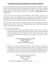 Beberapa hal tersebut seperti diantaranya yaitu: Aturan Penulisan Nomor Surat Dinas Terbaru