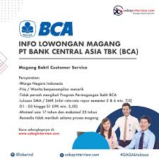 Nama saya andrea sonia, panggilannya rea. Cakap Interview Lowongan Kerja Pt Bank Central Asia Tbk Facebook