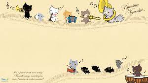 50 black cat wallpaper for computer on wallpapersafari. Kawaii Cat Wallpapers Wallpaper Cave