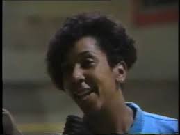 1990: intervista a RITA CROCKETT della pallavolo PVF BANCA PESCOPAGANO  MATERA volleyball USA volley