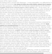 Eng001 Final Term Solved Papers 2012 Movie Research Paper Research Proposal Example Media Studies A Level
