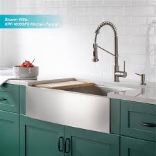 Check spelling or type a new query. Kraus Kore Workstation Farmhouse Residential Kitchen Sink 32 88 In X 20 25 In Kwf210 33 Rona