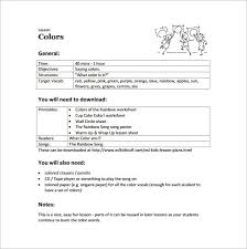 Toddler Lesson Plan Template 9 Free Pdf Word Format Download Free Premium Templates