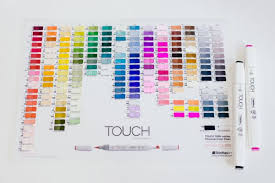 Touch Five Twin Markers Color Chart Best Picture Of Chart