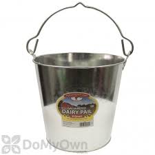 Maybe you would like to learn more about one of these? Little Giant Galvanized Dairy Pail 8 Qt