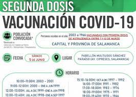 Documento para recibir la segunda dosis de vacuna astrazeneca. Mas Segundas Dosis De Astrazeneca En Salamanca Este Sabado Dia 5 Y El Martes 8 De Junio Mas Segundas Dosis De Astrazeneca Para Los Salmantinos Este Sabado Dia 5 Y El Martes