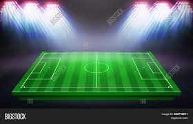 A soccer field is supposed to be approximately 75x120 yds, which is the size of most of the tv fields. Football Stadium White Image Photo Free Trial Bigstock