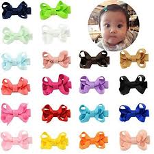 You'll be amazed at how easily they can elevate your everyday ponytail or updo! 2 Inch Small Toddlers Hair Bows Clips Baby Barrettes For Infant Fine Hair Tie 20pcs Baby Girl Hair Bows Baby Girl Hair Toddler Hair Bows