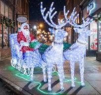 Outdoor Giant LED Gingerbread Man Motif Light with Arch Tunnel, Commercial  Christmas Decoration for Street Mall