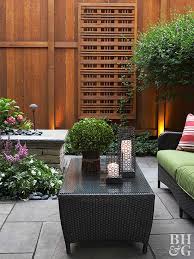 Positioned over a deck or patio, the canopy provides privacy and shade in the summer. Landscaping Ideas For Privacy Better Homes Gardens
