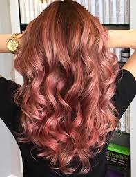 45 Stunning Hair Color Trends For Girls Hairstylesvila Boxed Hair Color Hair Color Auburn Hair Color Rose Gold