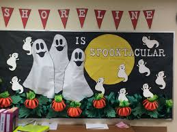 Birthday Bulletin Board Ideas For Office Spooktacular Bulletin Board In The Office Of A Local Elementary School Created B Halloween Bulletin Boards Preschool Bulletin Boards Birthday Bulletin Boards