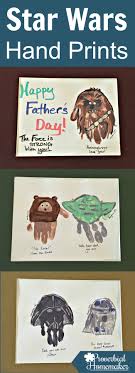 Mom couldn't be with us today, but i hope she is looking. Star Wars Hand Prints For Father S Day Proverbial Homemaker