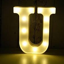 The best selection of royalty free letter u words and pictures vector art, graphics and stock illustrations. Bookmyballoons Led Marquee Letter Lights Sign Light Up Alphabet Letters For Wedding Birthday Party Christmas Home Bar Decoration Warm White Letter U 10inch Night Lamp Price In India Buy Bookmyballoons Led Marquee