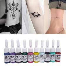 Buy and use our liquiskin® matt concealer for ink jet tattoo paper (better that the paper by itself). Professional Tattoo Ink Diy Monochrome Tattoo Pigment Practice Set Beauty 5ml Tattoo Material Gellak White Prime Nail Art Tslm1 Tattoo Inks Aliexpress