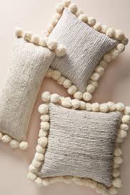 Pommed Jute Pillow Boho Pillows Pillows Throw Pillows