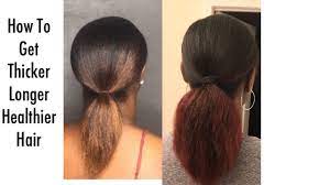 How To Grow Fine Hair Thicker Youtube Long Healthy Hair Natural Hair Blowout Fine Thick Hair