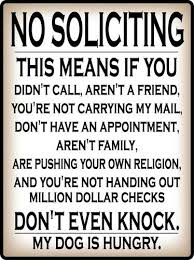 No Soliciting Hungry Dog Warning Funny Sticker Door Sign Wall Home Decor Decal Funny Quotes Funny Signs Sign Quotes