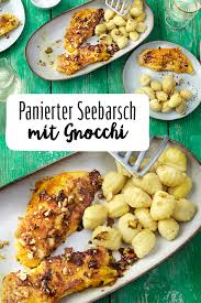Viktoriaseebarschfilet Mit Gnocchi Haselnusskrokant Rezept Rezept Rezepte Abendessen Gnocchi