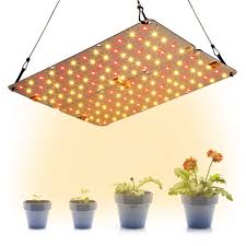 Dommia Led Grow Light Panel For Indoor Plants 20w Diy Plant Lights With Red Warm White Full Spectrum Ultra Thin Grow Lamp For Hydroponic Seedling Succulents Veg And Flower