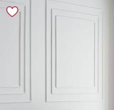 How to install modern square frame or panel style wall molding (aka wall moulding) supplies: Modern Wall Molding Remington Avenue