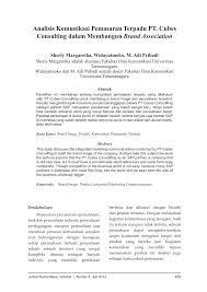 Komunikasi merupakan hal penting yang tidak bisa lepas dari seluruh bidang. Pdf Analisis Komunikasi Pemasaran Terpadu Pt Cubes Consulting Dalam Membangun Brand Association