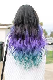 Black Purple Blue Ombre Hair Inspiration Hair Color Unique Dipped Hair Dip Dye Hair