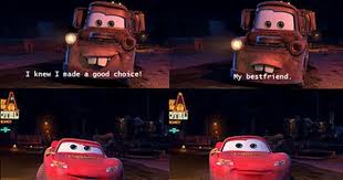  Day 27 Saddest Moment When Mater Doesn T Get To Say Goodbye To His New Best Friend Day 29 Best Friends L Disney Cars Movie Disney Pixar Cars Disney Cars Party
