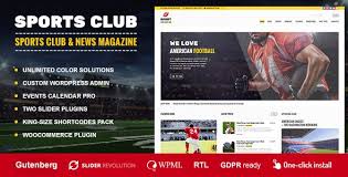 Sports & fitness web templates. Free Download Sports Club Football Soccer Sport News Theme In 2020 Sports Clubs Sports News Sport Soccer