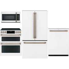 Cafe 4 Piece Kitchen Appliance Package With Electric Range White In 2020 Kitchen Appliance Packages Kitchen Appliances Kitchen Models