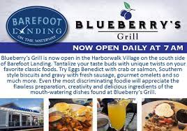 Second Location Now Open Blueberry S Grill Is Now In Barefoot Landing Be Sure To Check I Classic Food North Myrtle Beach Restaurants Myrtle Beach Restaurants