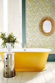 In powder rooms, 45 watts is sufficient. Colourful Bathrooms 15 Ideas That Are Everything But Monochrome Real Homes