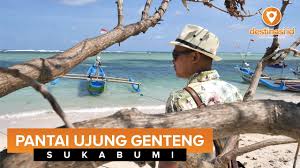 Pantai ujung genteng berada di desa gunung batu, kecamatan ciracap, kabupaten. Wisata Pantai Ujung Genteng Sukabumi Destinasiid Youtube