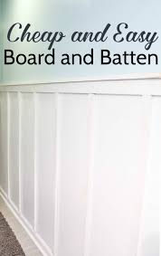Chances are your baseboards will be thinner than the wood. Cheap And Easy Diy Board And Batten Tutorial Lovely Etc