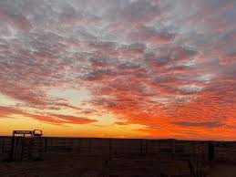 A photogenic sunset across Texoma tonight