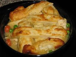 Using a butter knife, spread a teaspoon of peanut butter on each ritz cracker. Paula Deen Chicken Pot Pie Big Bear S Wife