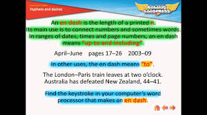 03 Hyphens And Dashes English Grammar Pinterest